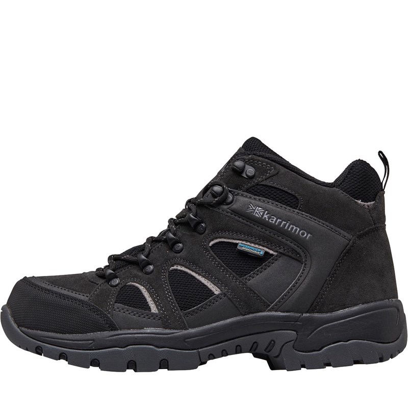Buy Karrimor Mens Bodmin Mid 4 Weathertite Hiking Boots Black/Black