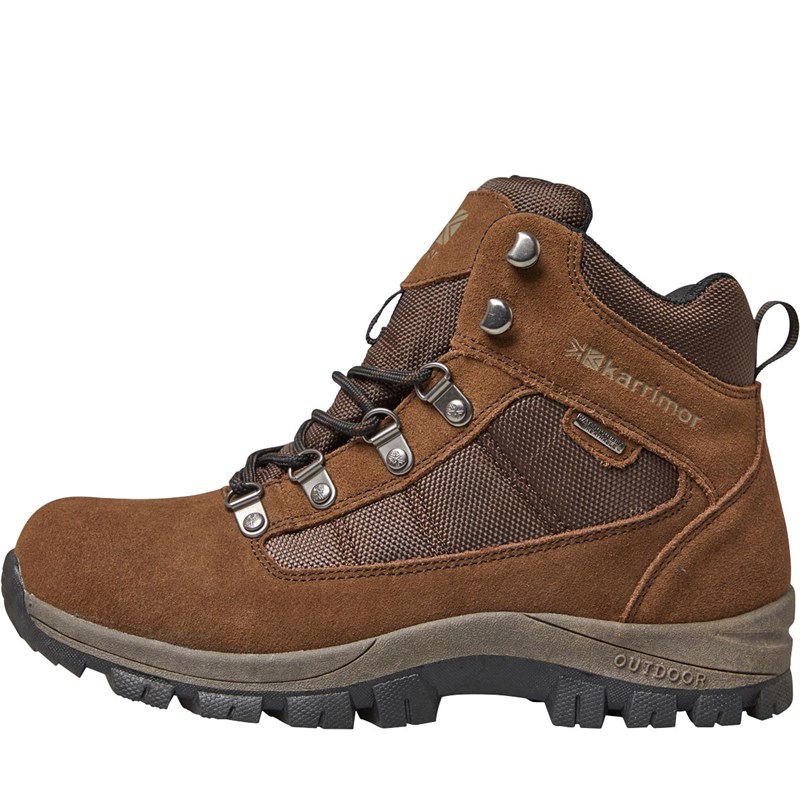 Buy Karrimor Womens Hiker Weathertite Hiking Boots Brown Suede