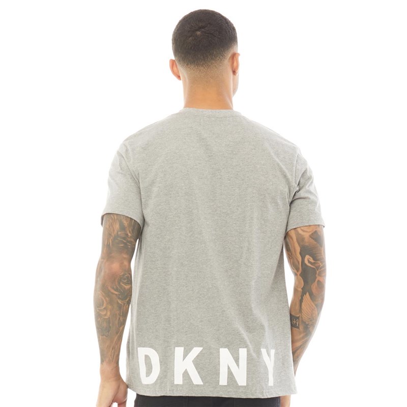 Buy DKNY Mens Rams Loungewear TShirt Grey Marl