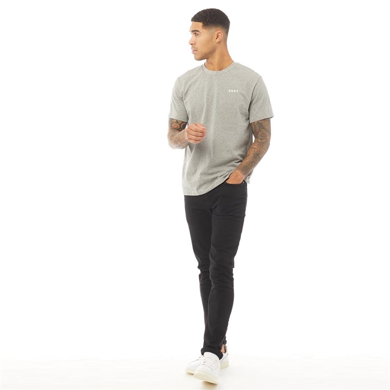 Buy DKNY Mens Rams Loungewear TShirt Grey Marl