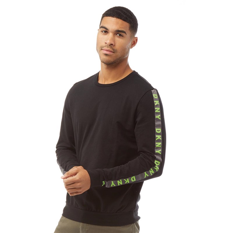 Buy DKNY Mens Orioles Long Sleeve Top Black