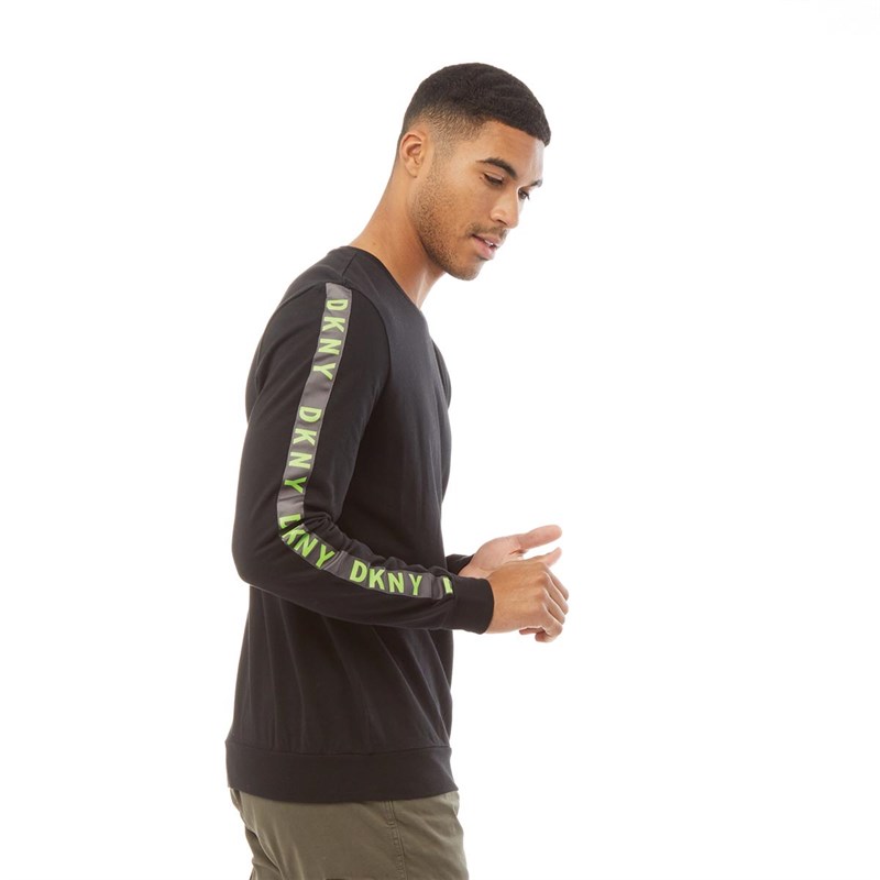 Buy DKNY Mens Orioles Long Sleeve Top Black