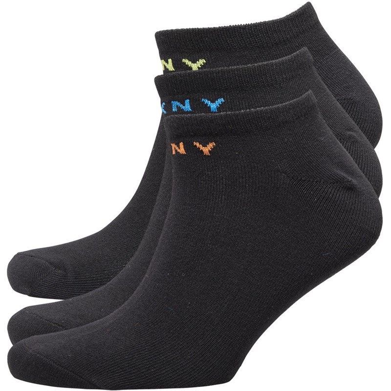 Buy DKNY Mens Broadway Three Pack Trainer Liner Socks Black