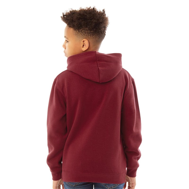 Buy Kangaroo Poo Junior Snowboard Crew Hoodie Red