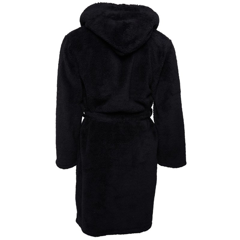 Buy Kangaroo Poo Mens Hooded Wellsoft Robe Black