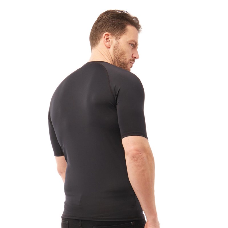 Buy Kangaroo Poo Mens Rash Vest Black