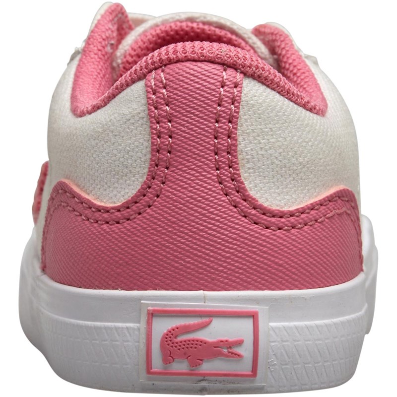 Lacoste Baby Meisjes Infant Lerond Sneakers Wit