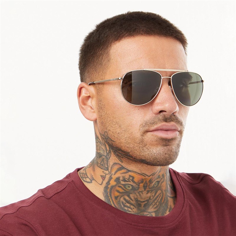 Buy Lacoste Mens Sunglasses Gold