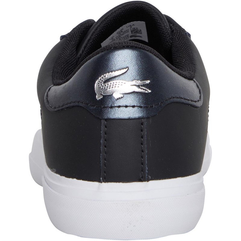 Buy Lacoste Womens Lerond Plus Trainers Black/White