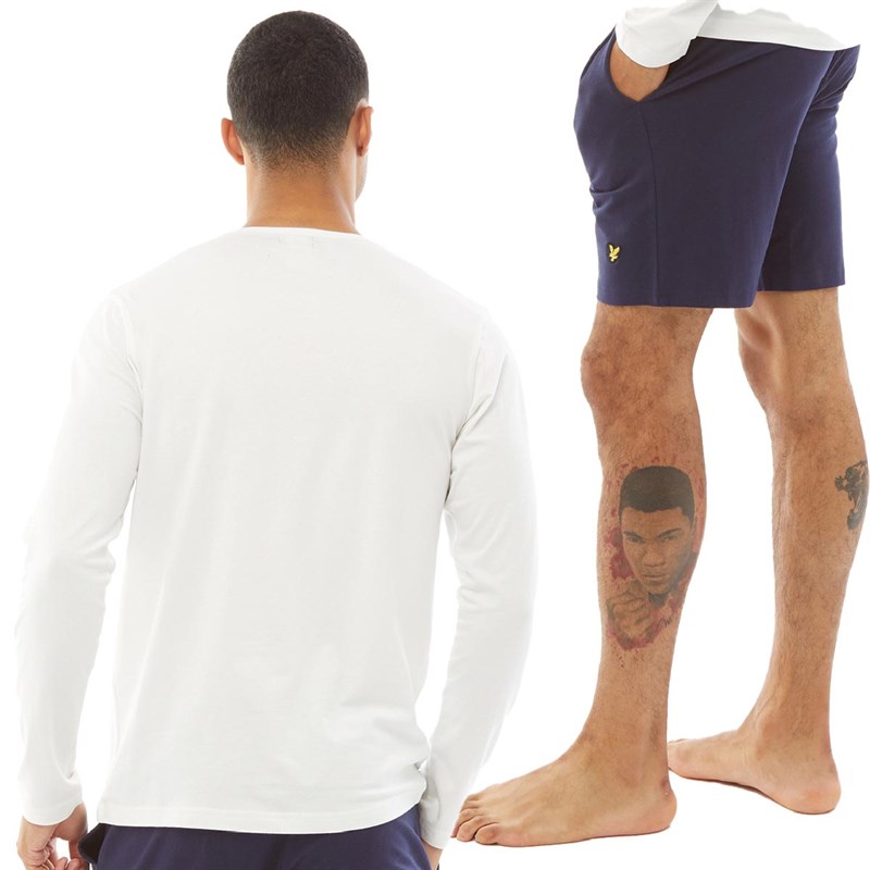 Buy Lyle And Scott Vintage Mens Hugo Long Sleeve Top And Shorts