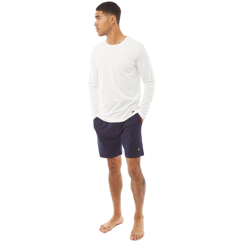 Buy Lyle And Scott Vintage Mens Hugo Long Sleeve Top And Shorts
