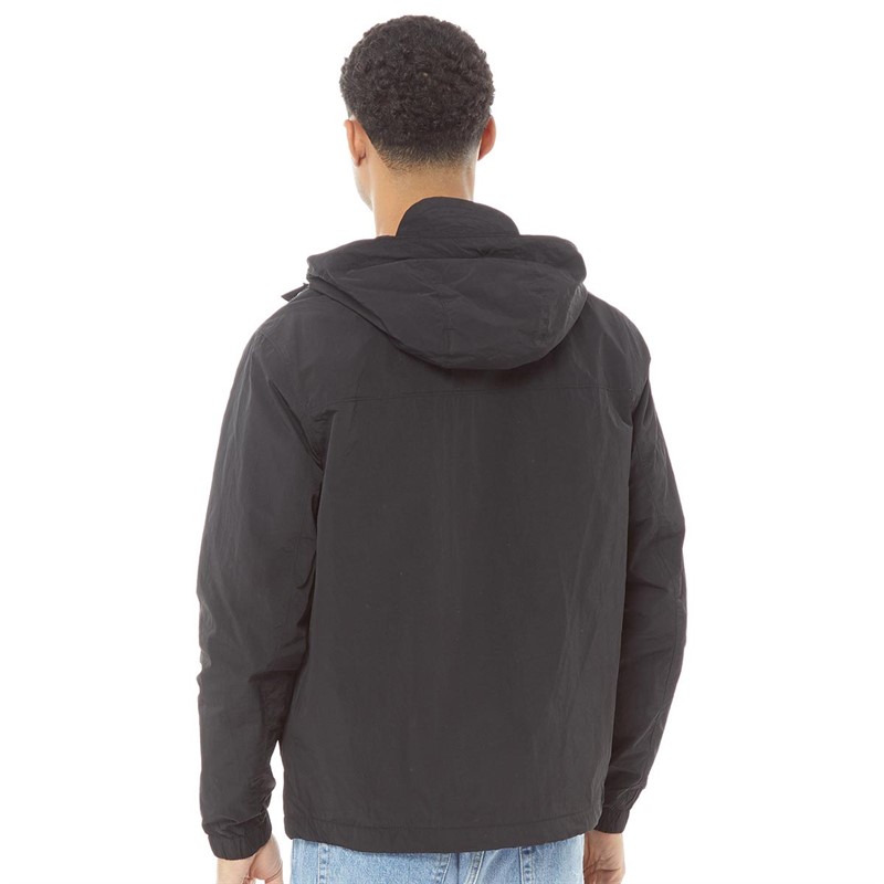 Buy Lyle And Scott Vintage Mens Hooded Pocket Jacket Jet Black