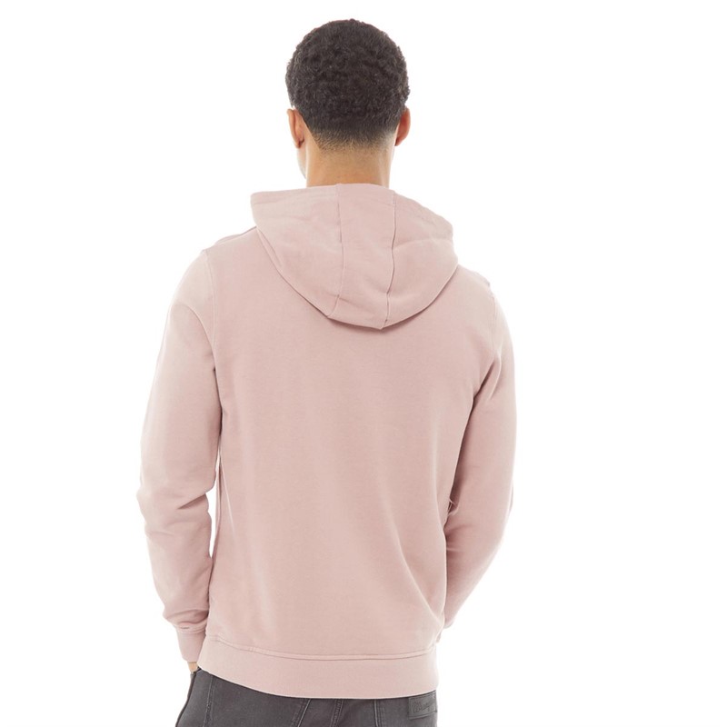 Buy Lyle And Scott Vintage Mens Pullover Hoodie Mauve Dusk