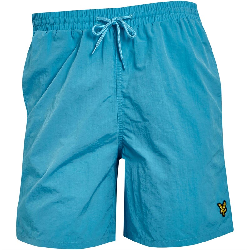 Buy Lyle And Scott Vintage Mens Plain Swim Shorts Iris Blue