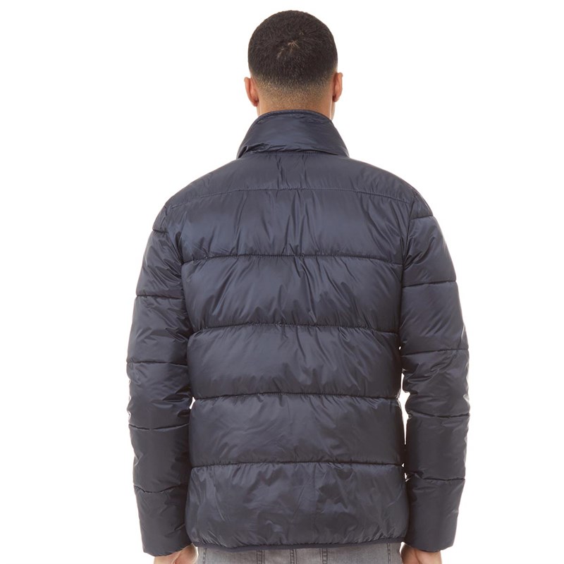 Buy Lyle And Scott Vintage Mens Funnel Neck Puffer Jacket Dark Navy