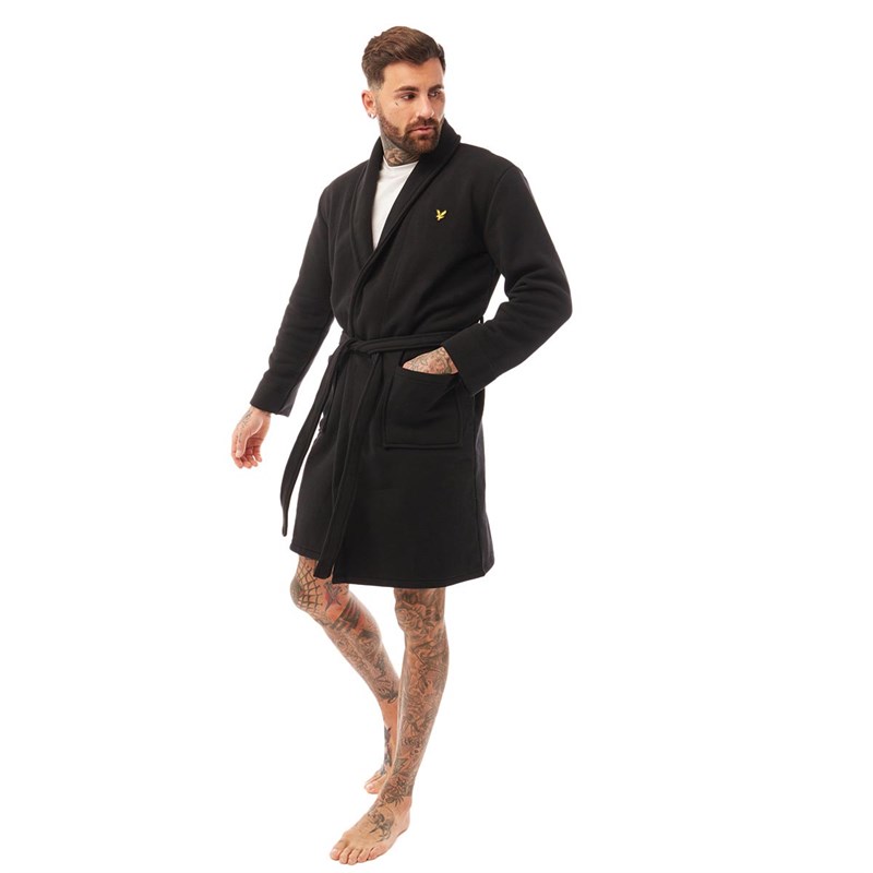 Lyle And Scott Vintage Robe de Chambre Homme Noir