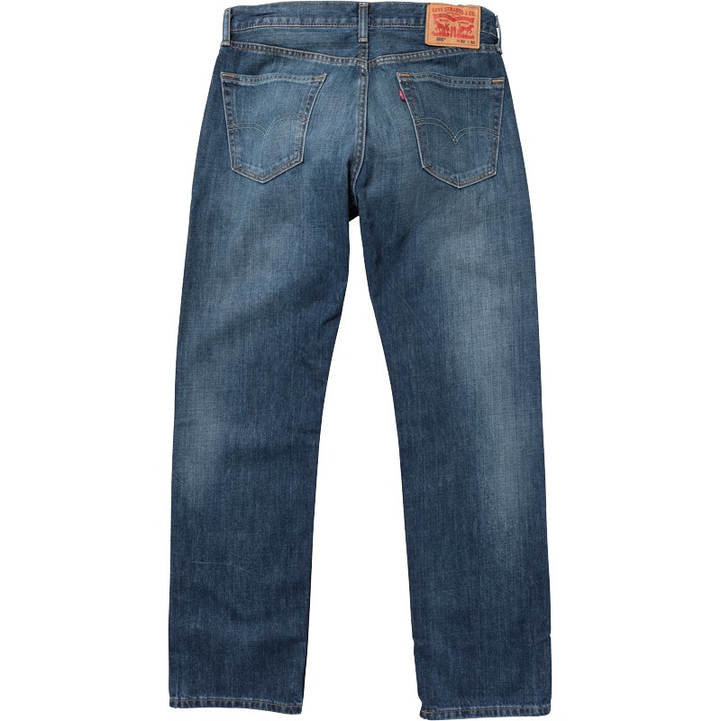 Buy Levi's Mens 505 Regular Fit Jeans Black Star