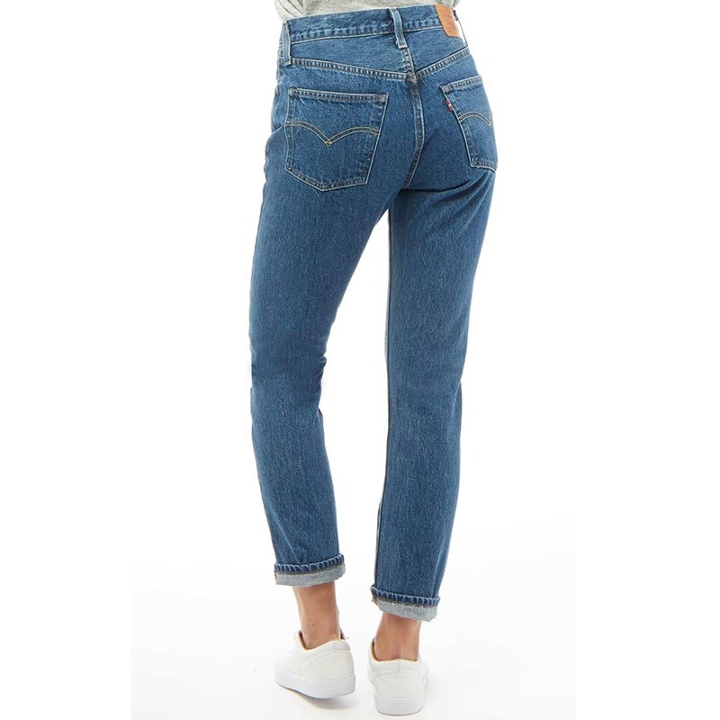 Levi's Damen 501 Skinny Jeans Gewaschtes Steingrau