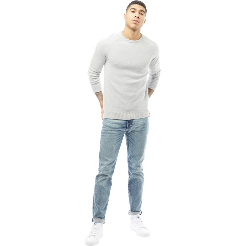 Buy Levi's Mens Crew Sweater Mid Grey Heather