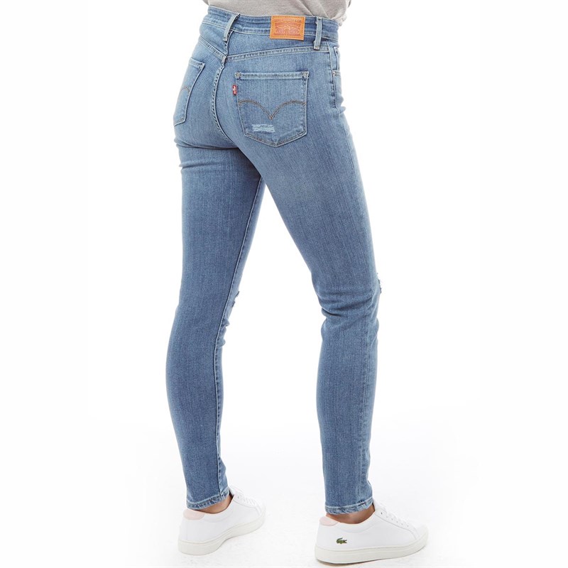 Buy Levi's Womens 721 High Rise Skinny Jeans Lucky Blue