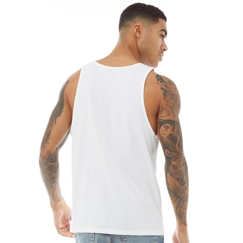Buy Levi's Mens Graphic Tank White