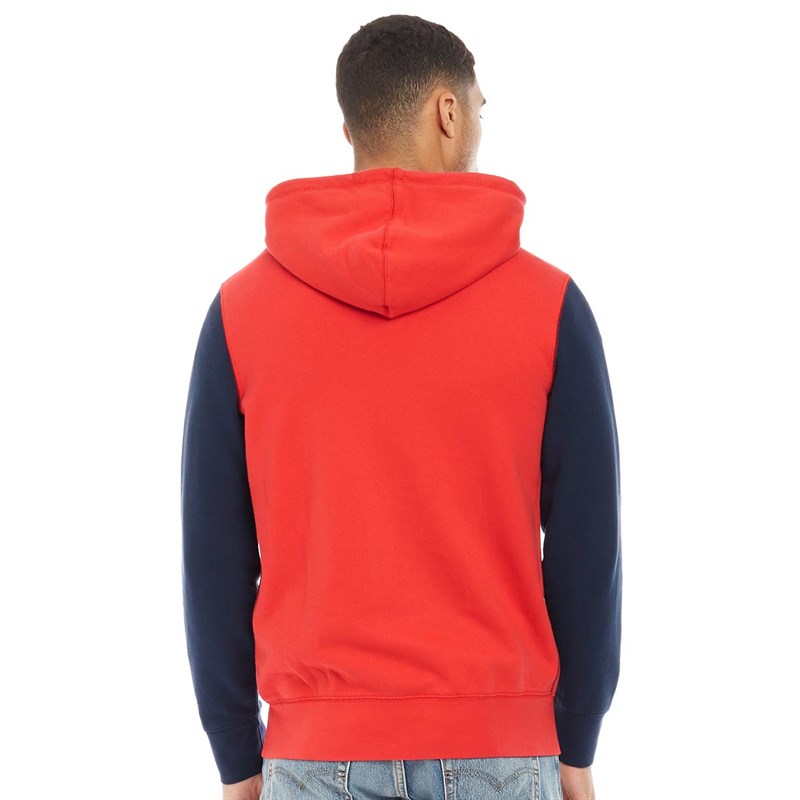 Buy Levi's Mens Org Series Pieced Zip Hoodie Navy Blazer