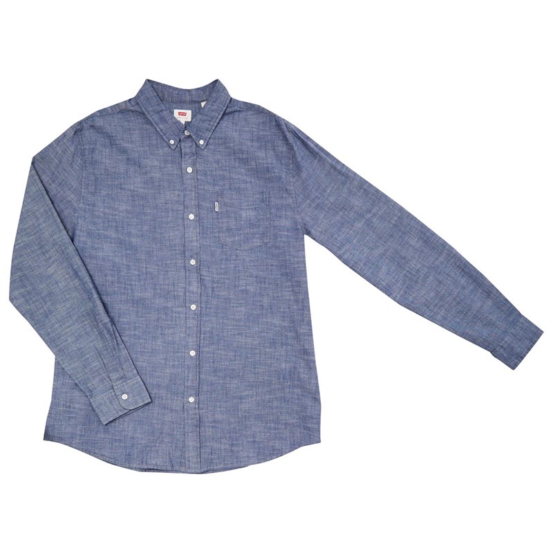 Buy Levi's Tall Mens Plus Size Classic 1 Pocket Long Sleeve Shirt
