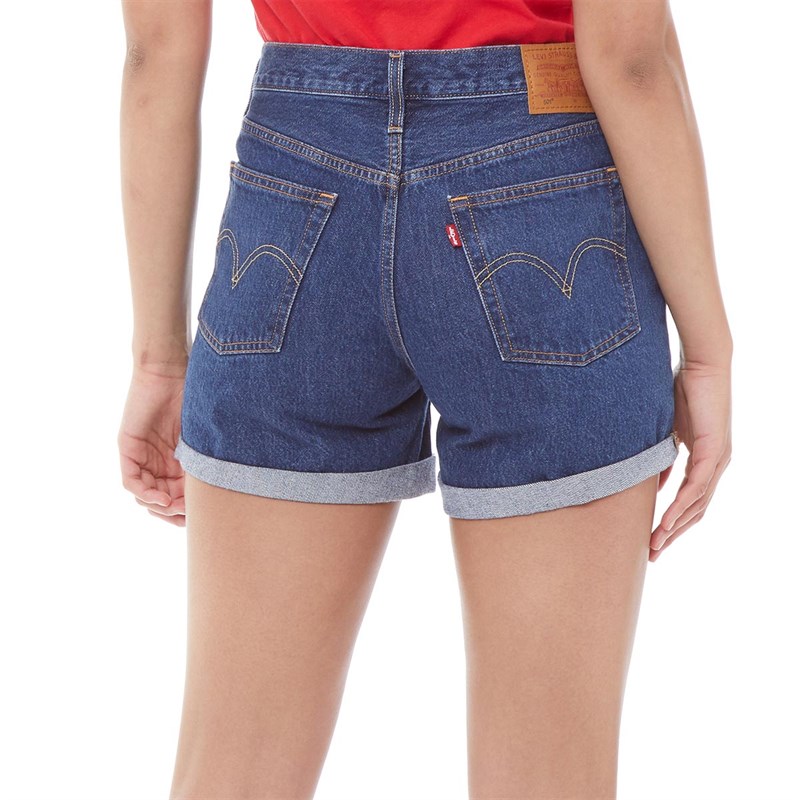 Levi's Short en Jean 501® Femme Bleu Moyen