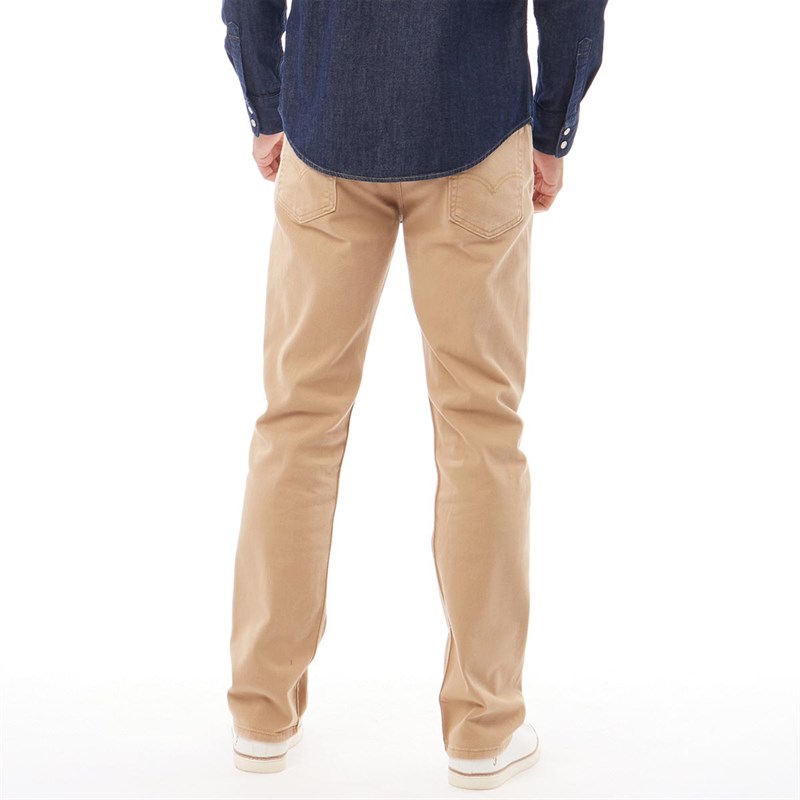 Buy Levi's Mens 514 Straight Fit Jeans Earth Khaki Lht Wt