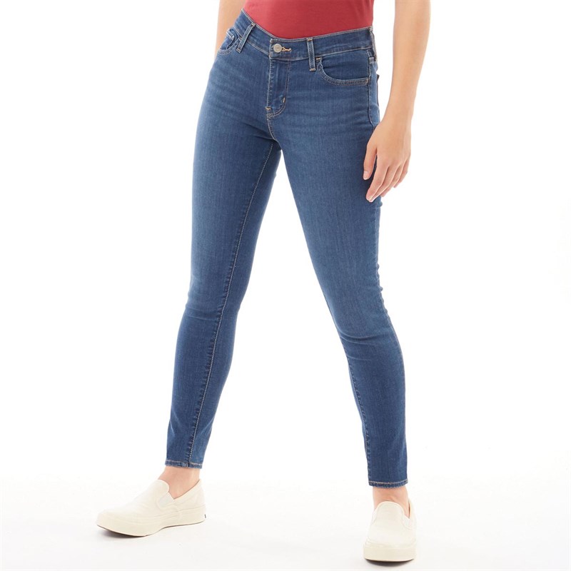 Levi's Damen 710 Super Skinny Jeans Dunkelblau