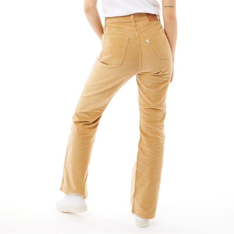 Buy Levi's Womens Ribcage Bootcut Jeans Iced Coffee Smooth Cord