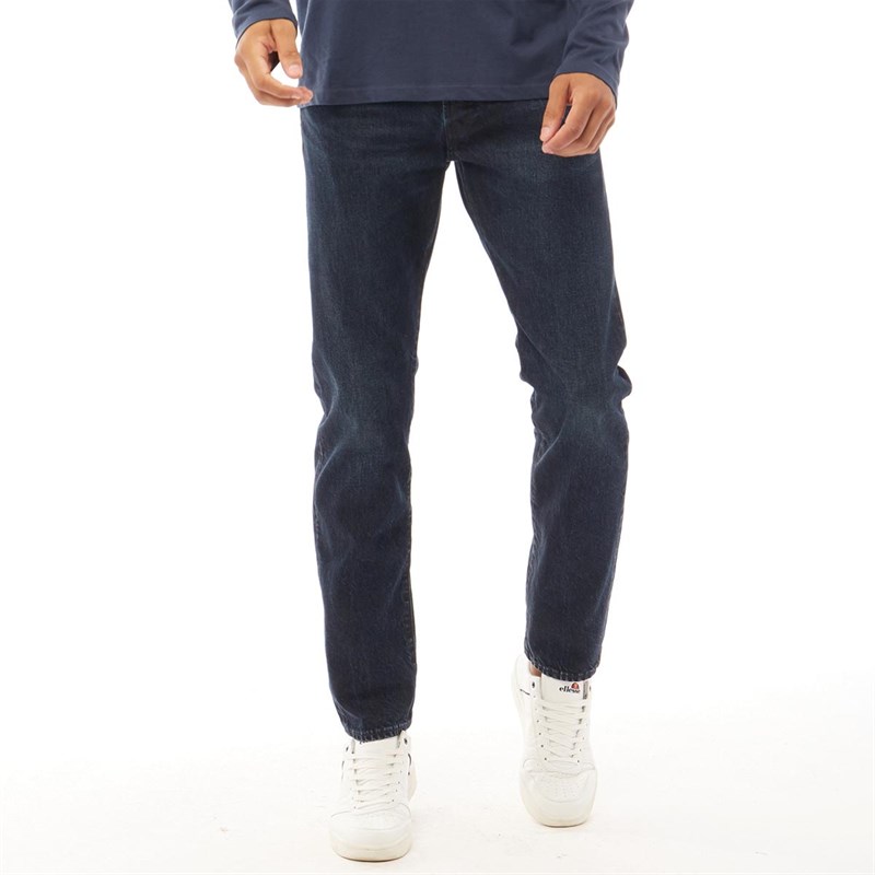Levi's Herren 501 Jeans in Slim Passform Dunkelblau