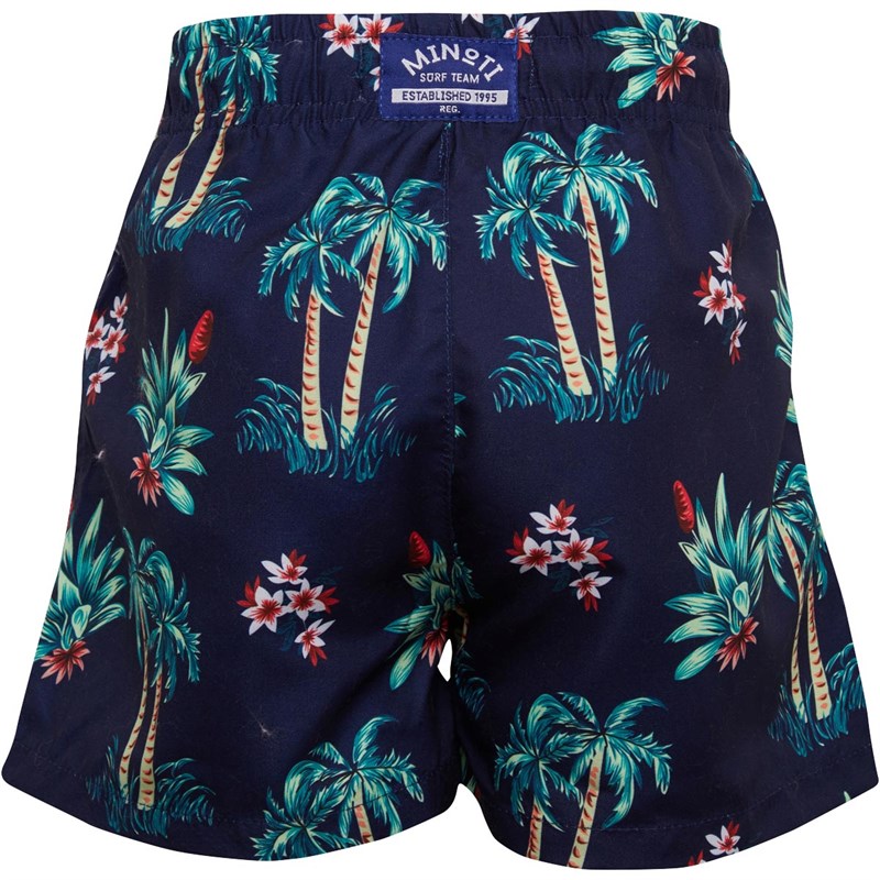 Buy MINOTI Infant Tropical Board Shorts Navy