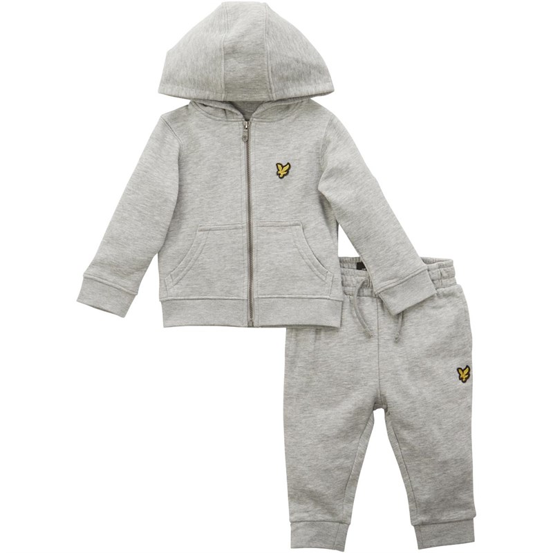Buy Lyle And Scott Infant Zip Hoodie And Sweat Jog Tracksuit Set