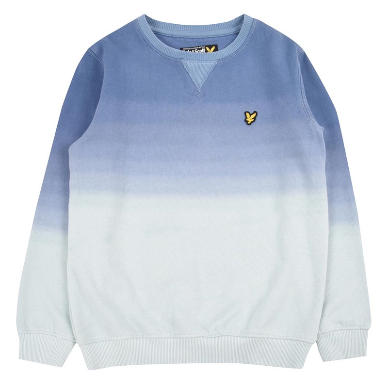Buy Lyle And Scott Junior Ombre Crew Neck Sweat Moonlight