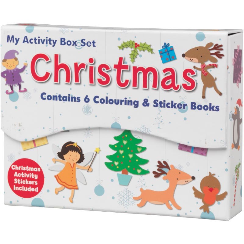 Buy Christmas White Mini Sticker Book