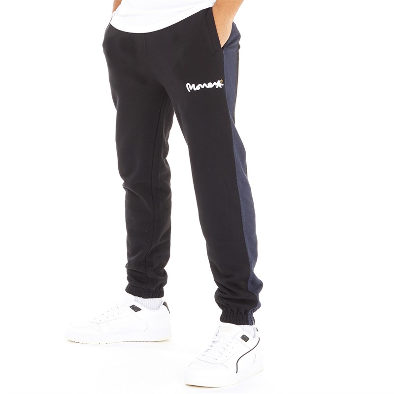 Buy Money Mens Mix Joggers Black