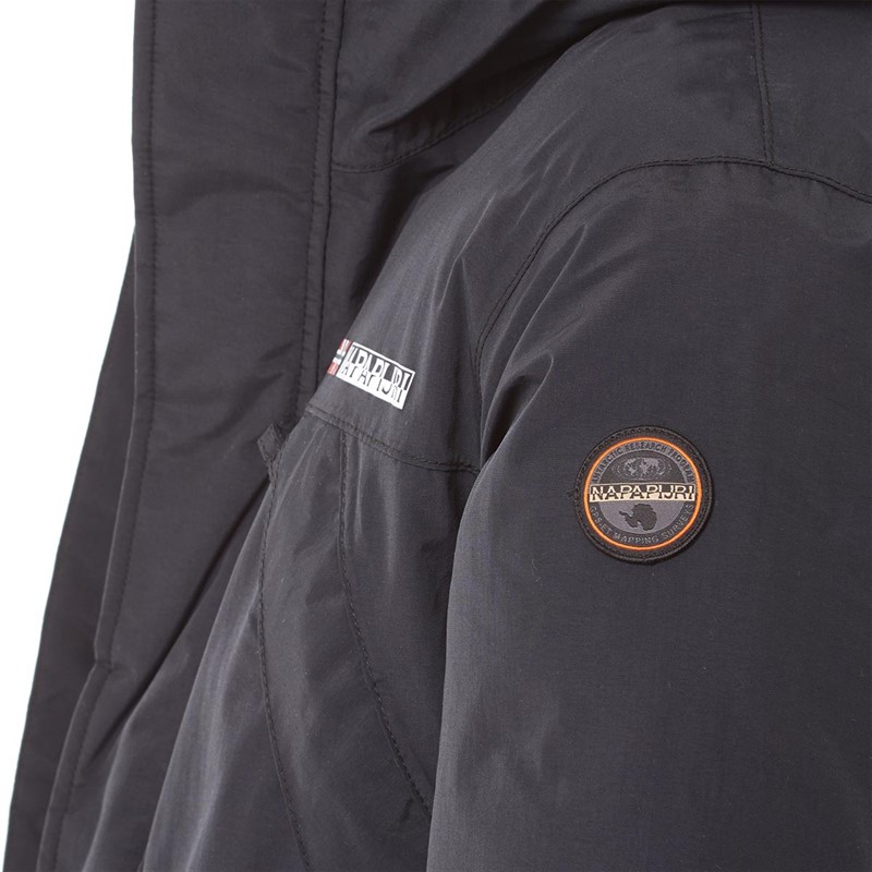 Buy Napapijri Mens Aka Padded Waterproof Parka Black
