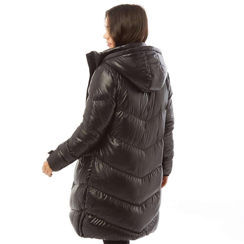 Buy SAINT AND SINNER Womens Rockefeller Longline Quilted Puffer Jacket