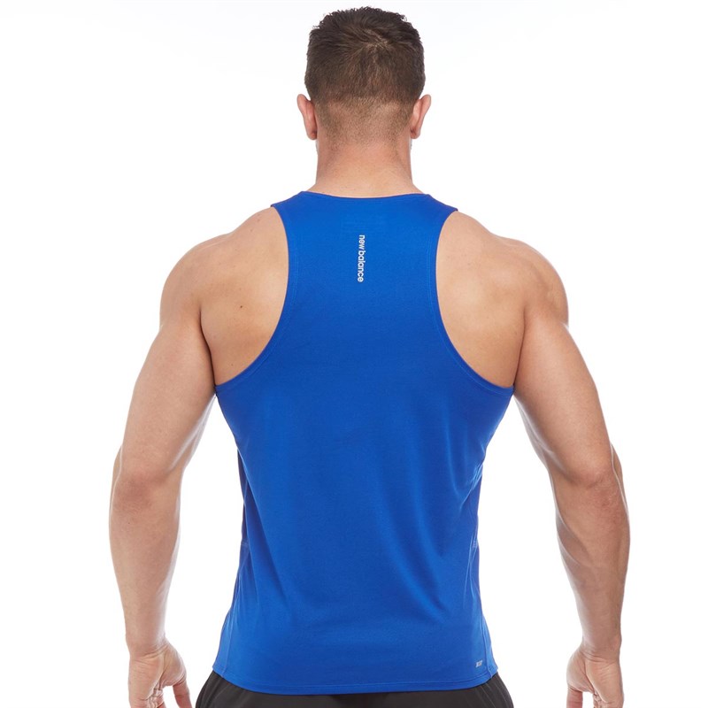Buy New Balance Mens Accelerate Running Vest Team Royal