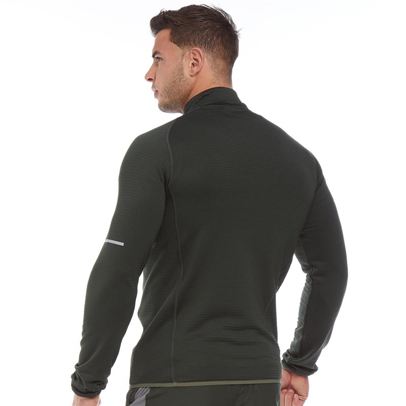 Buy New Balance Mens Heat Thermal Reflective 1/2 Zip Running Top Rosin