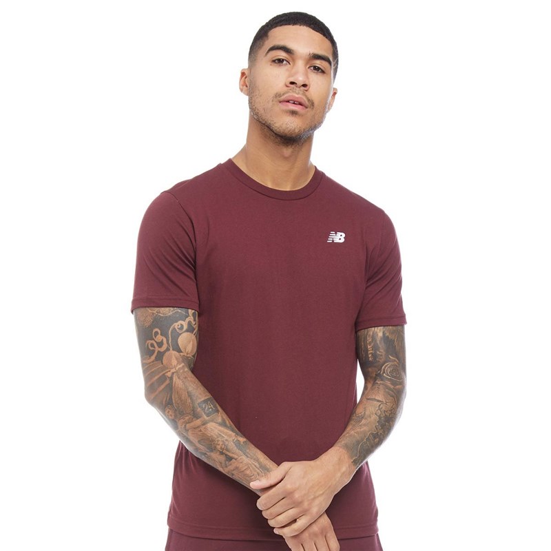 New Balance TeeShirt Logo Graphic Homme Bordeaux