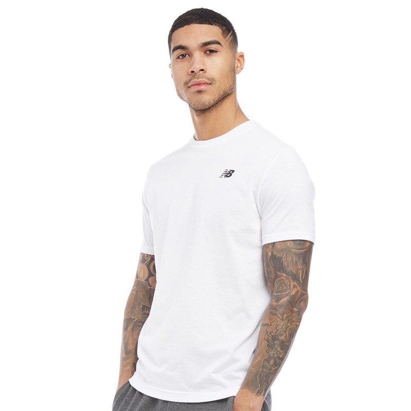 New Balance TeeShirt Logo Graphic Homme Blanc
