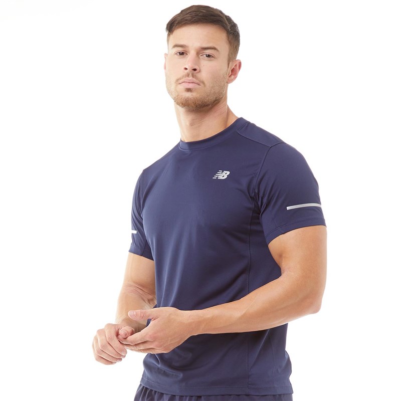 Buy New Balance Mens Running Top Pigment Navy