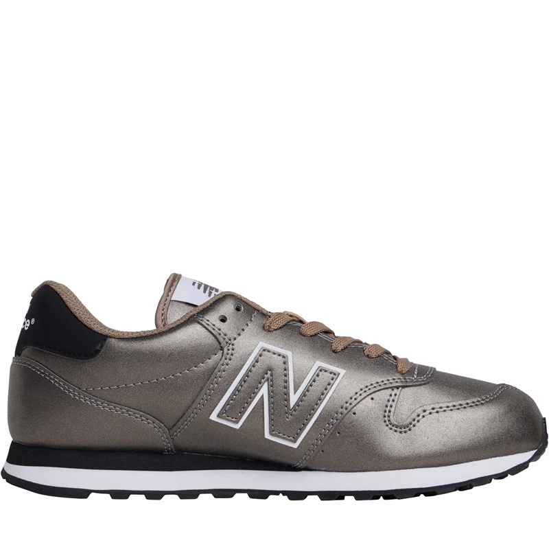 Buy New Balance Womens 500 Trainers Gold Metallic