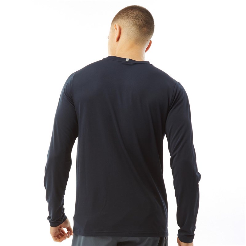 Buy New Balance Mens Long Sleeve Running Top Eclipse Navy