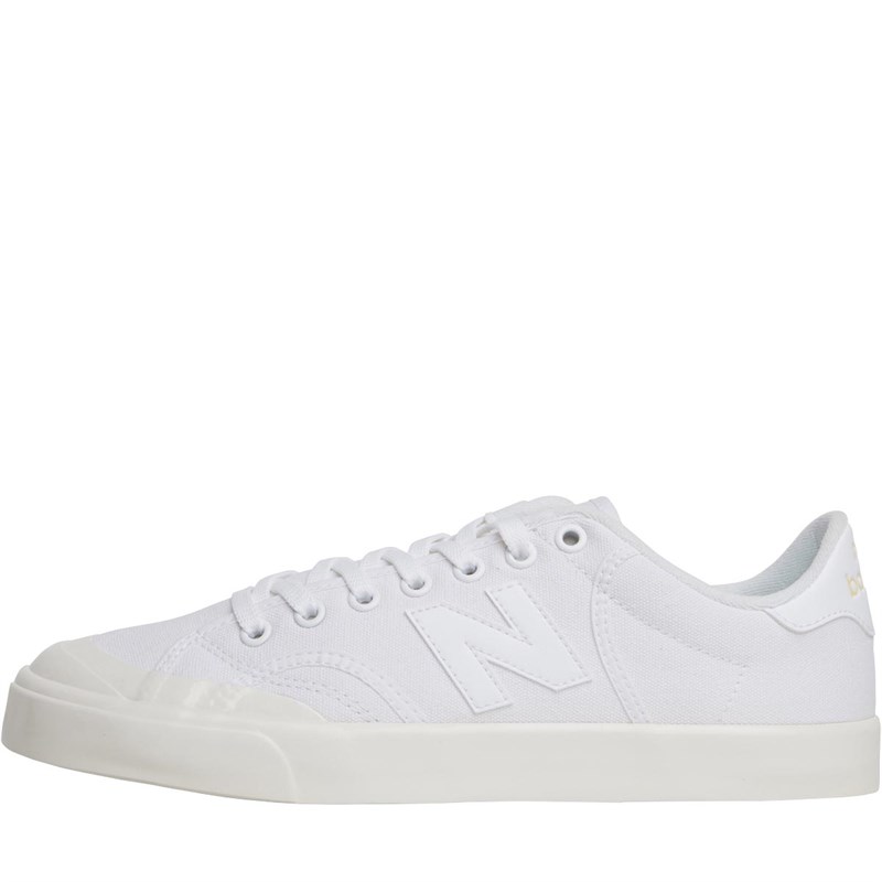 Buy New Balance Mens Pro Court Trainers Canvas White/Alabaster