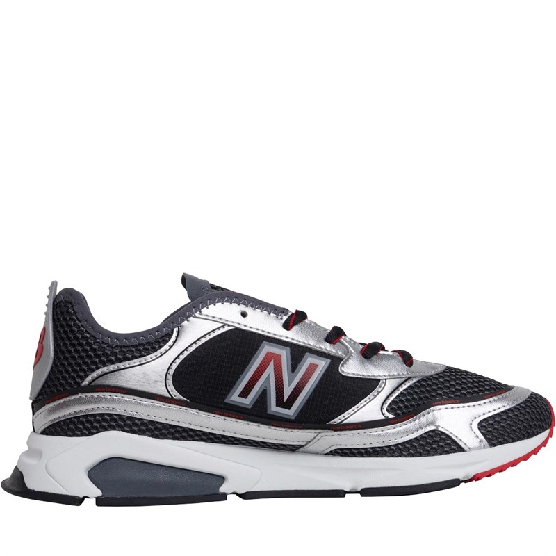 Buy New Balance Mens XRacer Trainers Black/Silver Metallic