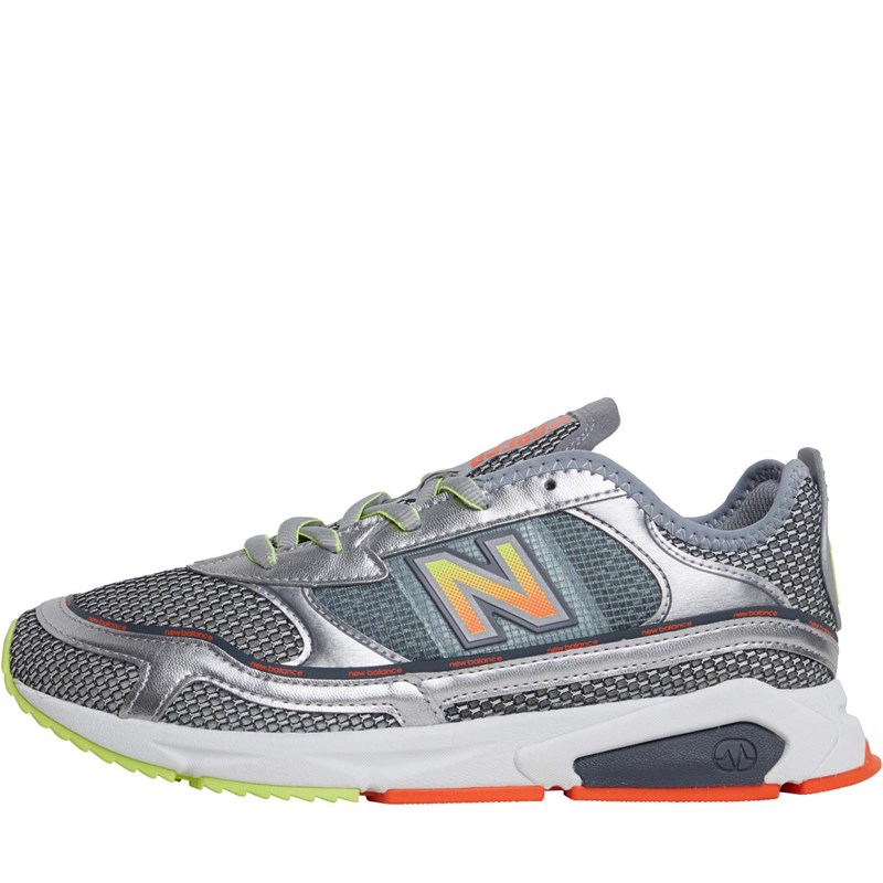 Buy New Balance XRacer Trainers Steel/Silver Metallic