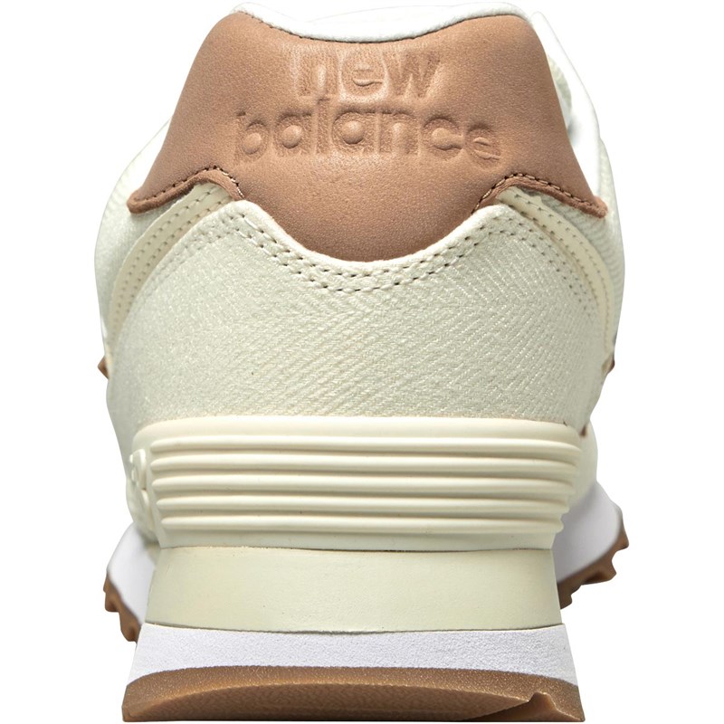 Buy New Balance Womens 574 Trainers Beige